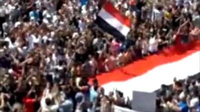 Rally in Busur-al-Harir, Syria