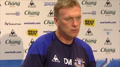 Everton manager David Moyes