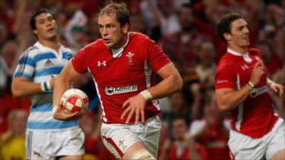 Wales' Alun Wyn Jones