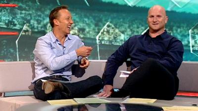 Lee Dixon and John Hartson