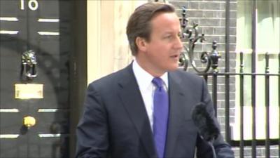 Prime Minister David Cameron