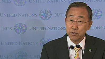 UN Secretary General Ban Ki-moon