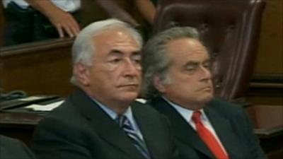 Mr Strauss-Kahn in court