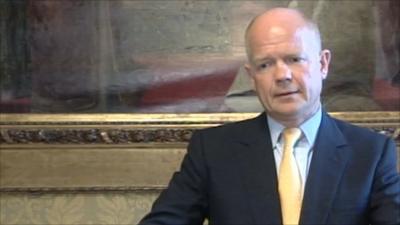 Foreign Secretary William Hague