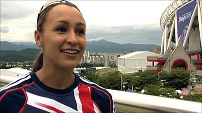 British heptathlete Jessica Ennis