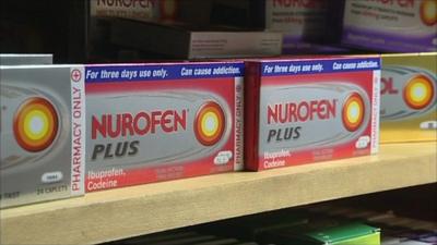 Nurofen Plus on shelf