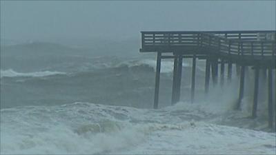 Waves at Virginia Beach