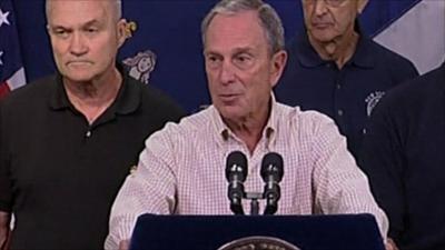 New York mayor Michael Bloomberg