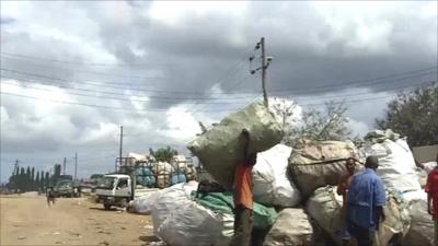 Recycling collection point