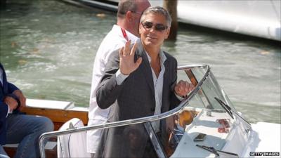 George Clooney in Venice