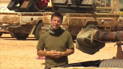 Ian Pannell near Sirte