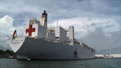 US Naval Hospital Ship Comfort