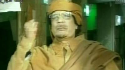 Col Gaddafi in new radio address to Libyan people