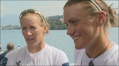 Helen Glover and Heather Stanning