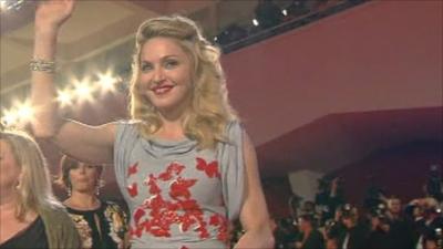 Madonna at the Venice film festival