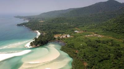 Beaches near Freetown, Sierra Leone