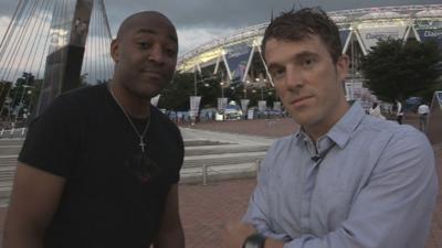 Darren Campbell & BBC Sport's Tom Fordyce