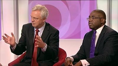 David Davis and David Lammy