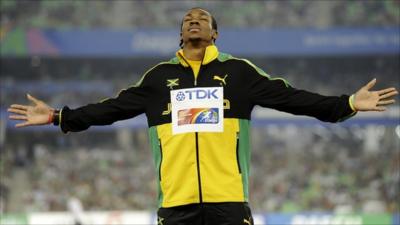 World 100m champion Yohan Blake