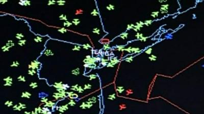 Air traffic control display