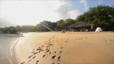 Beach in Kiwayu Safari Village, Kenya