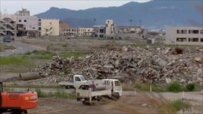 Rebuilding continues in Rikuzentakata