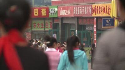 A street in Dalian