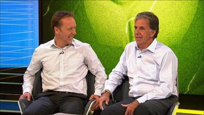 Lee Dixon and Mark Lawrenson