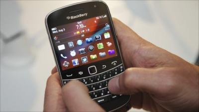 Blackberry handset