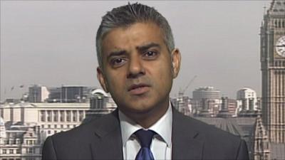 Shadow justice secretary Sadiq Khan