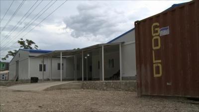 A new maternity hospital built entirely out of shipping containers