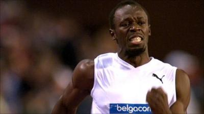 Usain Bolt wins in Brussels