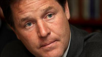 Deputy Prime Minister Nick Clegg