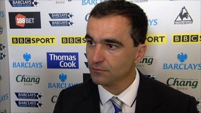 Wigan manager Roberto Martinez