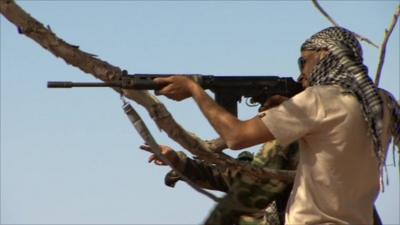 Libyan rebel fighter