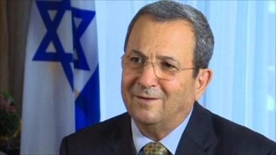 Israel's Defence Minister Ehud Barak