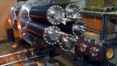 Equipment at the Italian National Institute of Nuclear Physics INFN"s Gran Sasso Laboratory in Rome