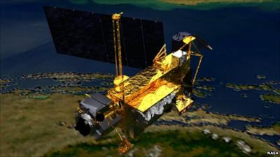 Conceptual image of satellite