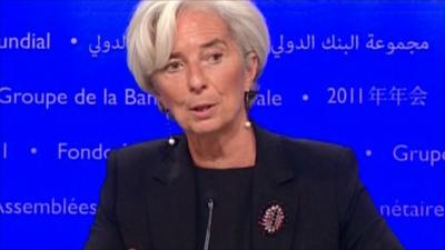 IMF chief Christine Lagarde