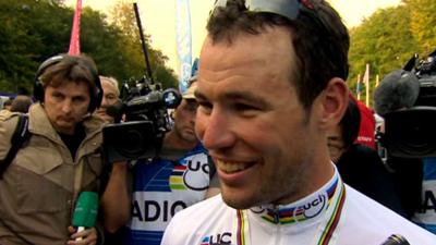 World champion Mark Cavendish