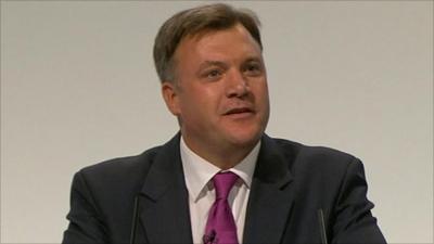 Shadow chancellor Ed Balls