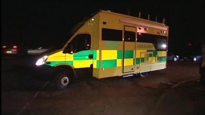 Ambulance at Kellingley Colliery