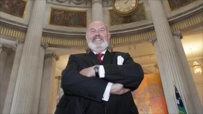 Irish Presidential candidate Senator David Norris