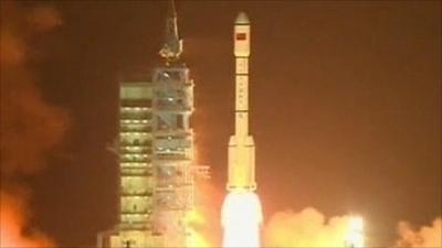 Tiangong-1 rocket launch