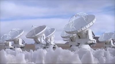 The world's most powerful radio telescope in Chile's Atacama desert