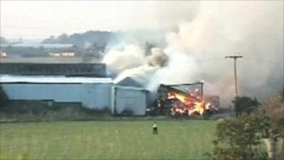 Hessle Farm fire