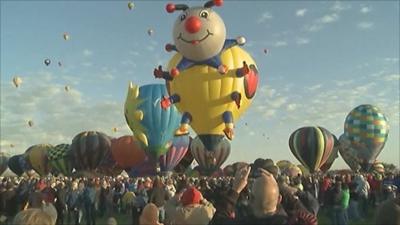 Balloons at the Albuquerque festival