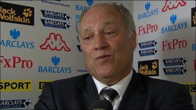 Fulham boss Martin Jol