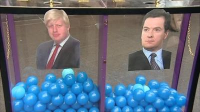 Mood box with Boris Johnson and George Osborne