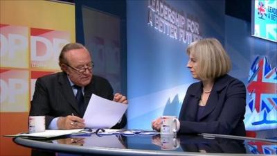 Andrew Neil and Theresa May